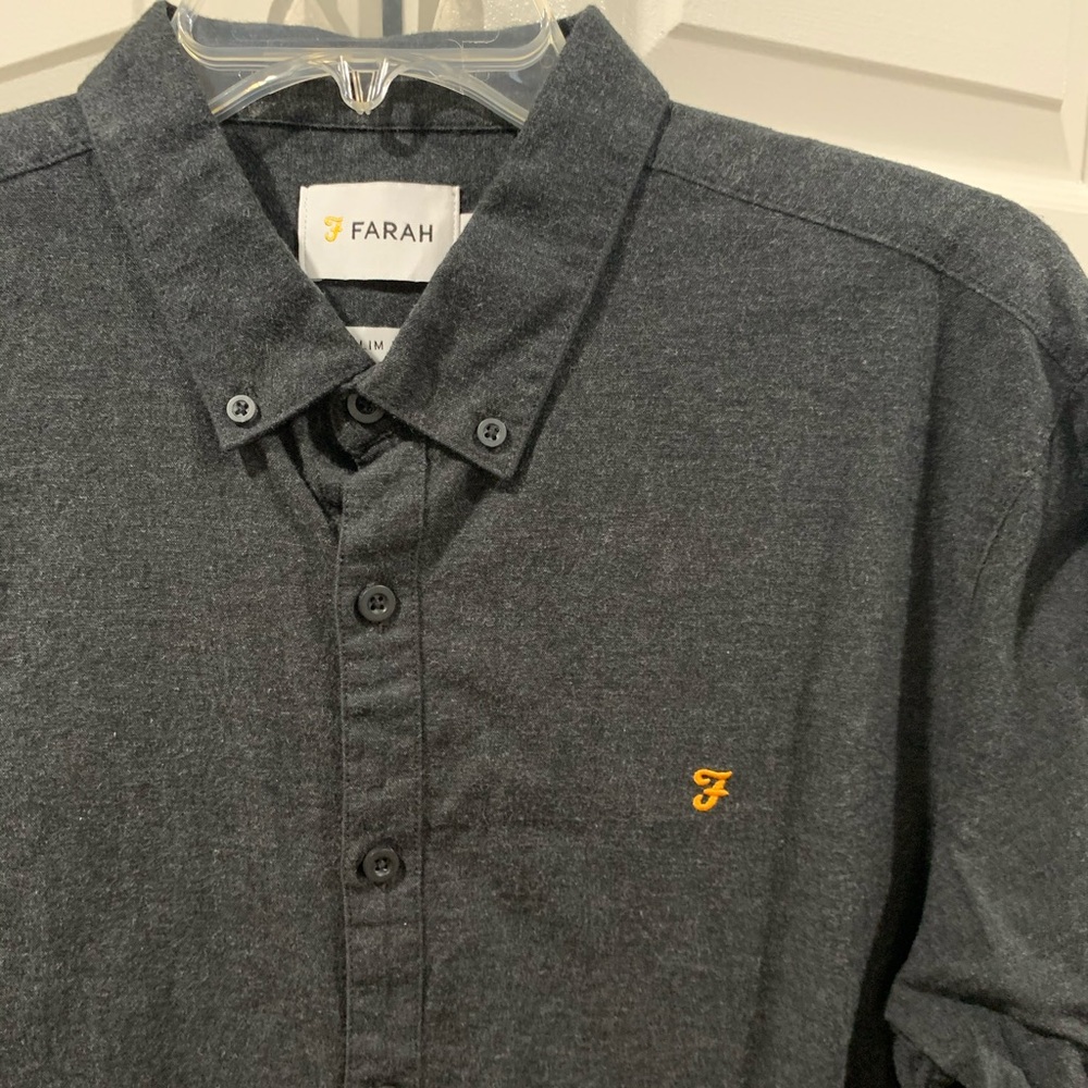 Farah Men’s Slim Fit Shirt Button Down